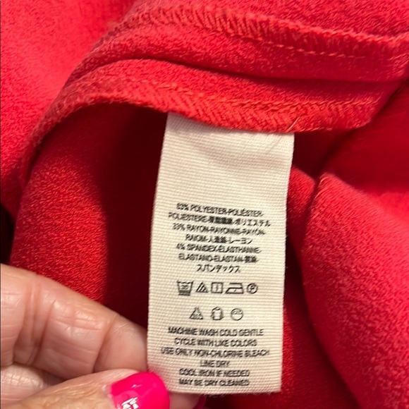 Free People Red Sleeveless Dress Sz S - Picture 6 of 6